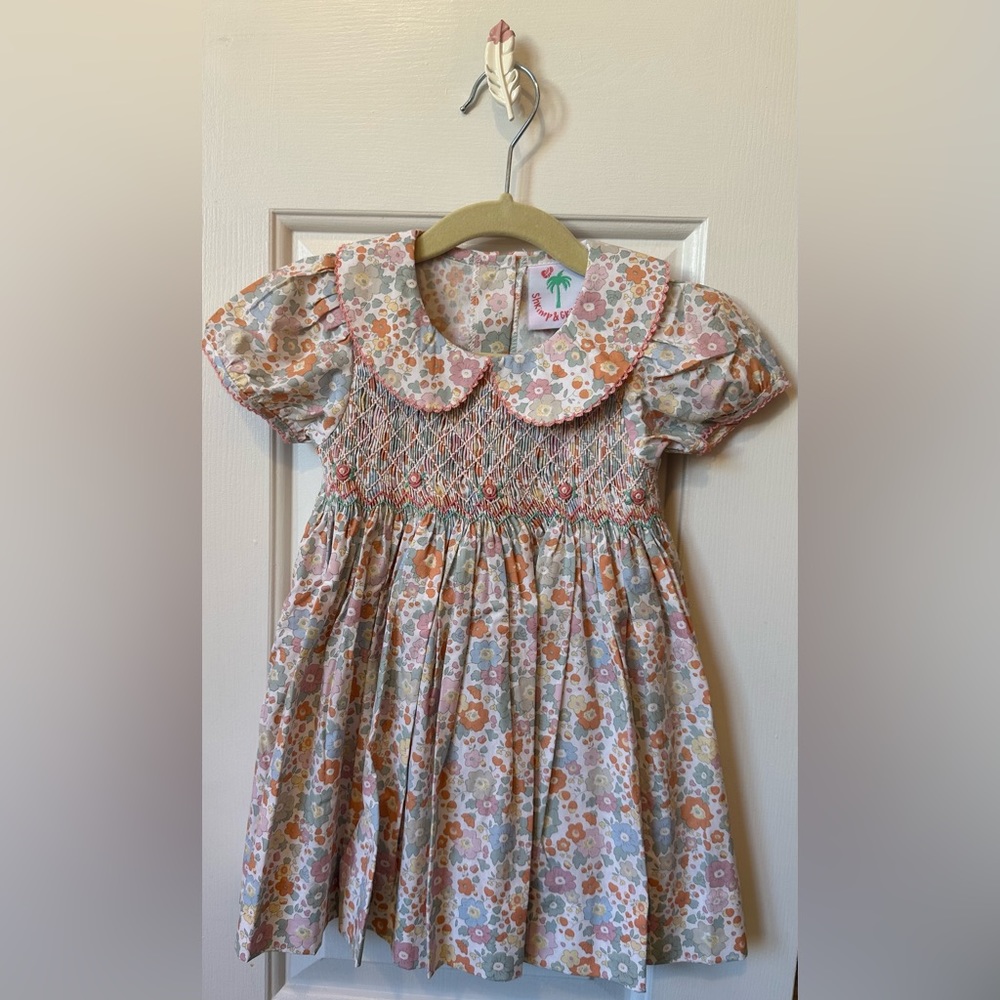 Beautiful  Dress/ Pastel colors Liberty like florals!